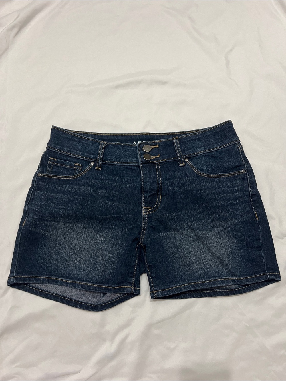 Apt. 9 Dark Blue Denim Jean Shorts